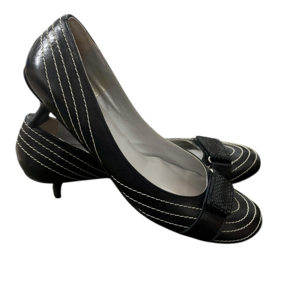 Vintage Caterine Lucchi‎ Black Y2K Women’s Pump Size 8.5